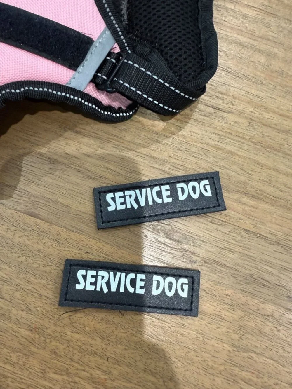 Pink Reflective Small Dog Harness Breathable Mesh No Pull Adjustable Up to 23 lb